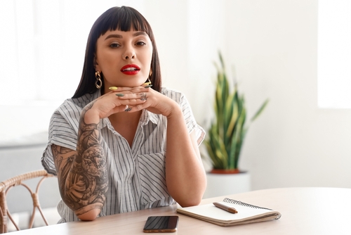 tattooed women rehab marketer